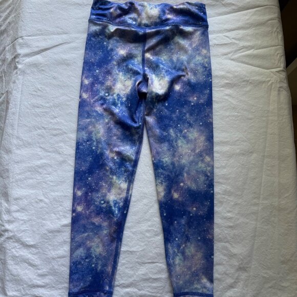 Eddie Bauer Kids S (7/8) Lavender Graphic Tee & Galaxy Print Leggings Set - Picture 10 of 10